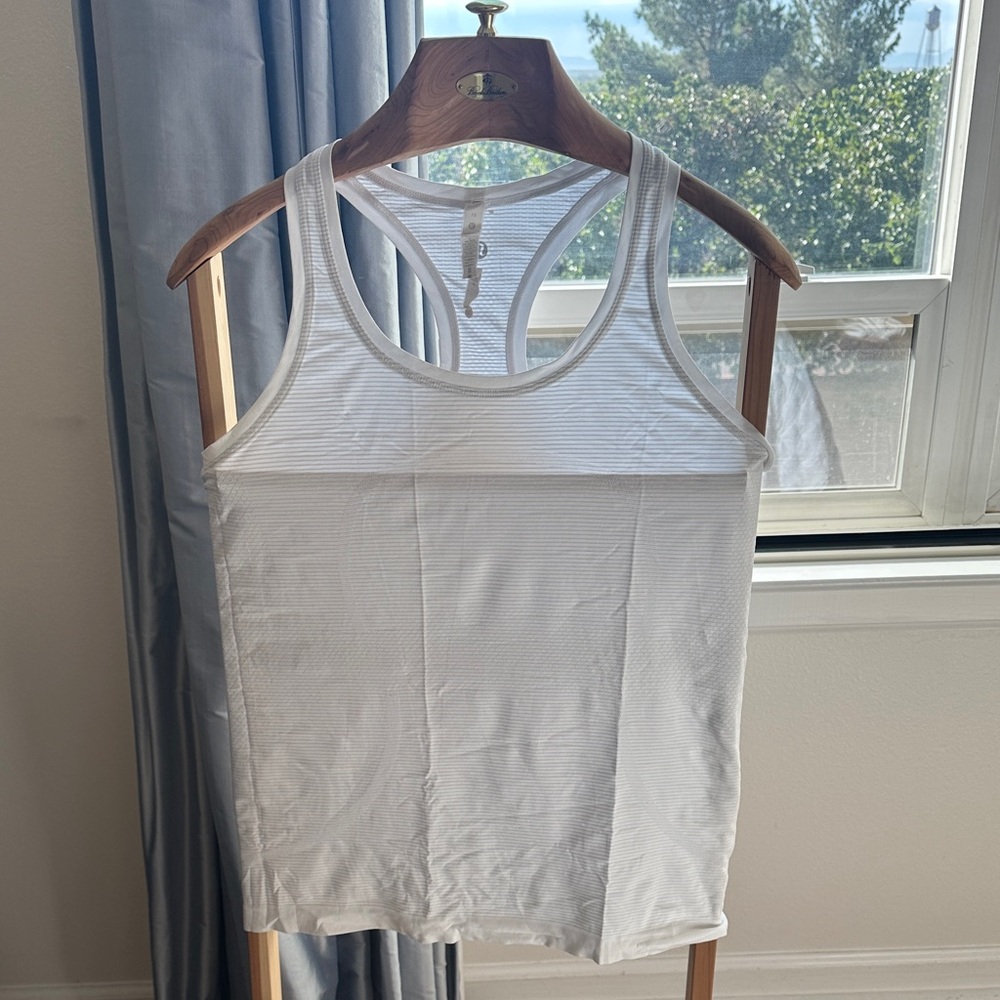 Lululemon Athletica White Tank Top